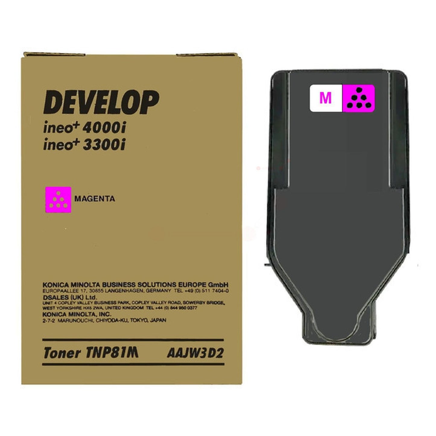 Toner d'origine Develop AAJW3D2 / TNP-81 M - magenta