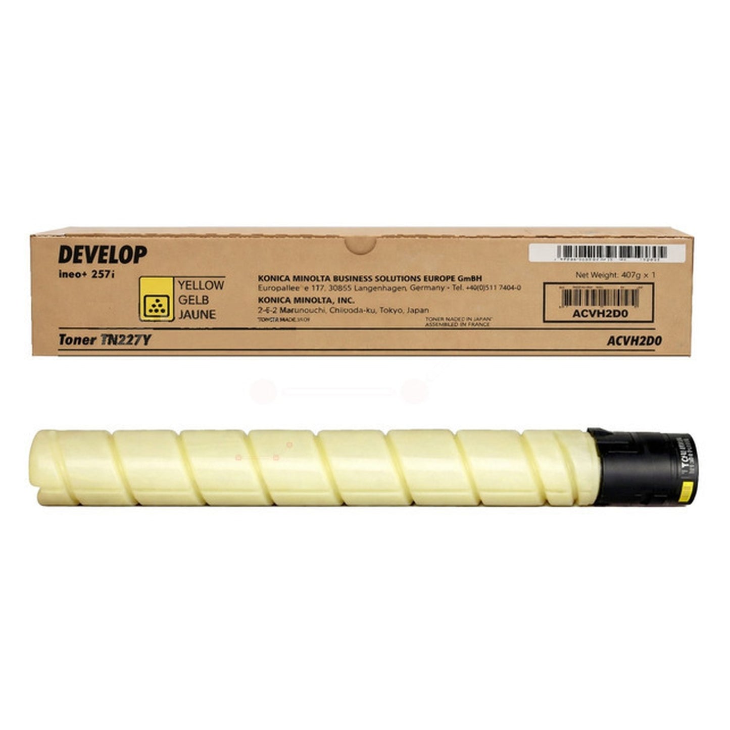 Toner d'origine Develop ACVH2D0 / TN-227 Y - jaune