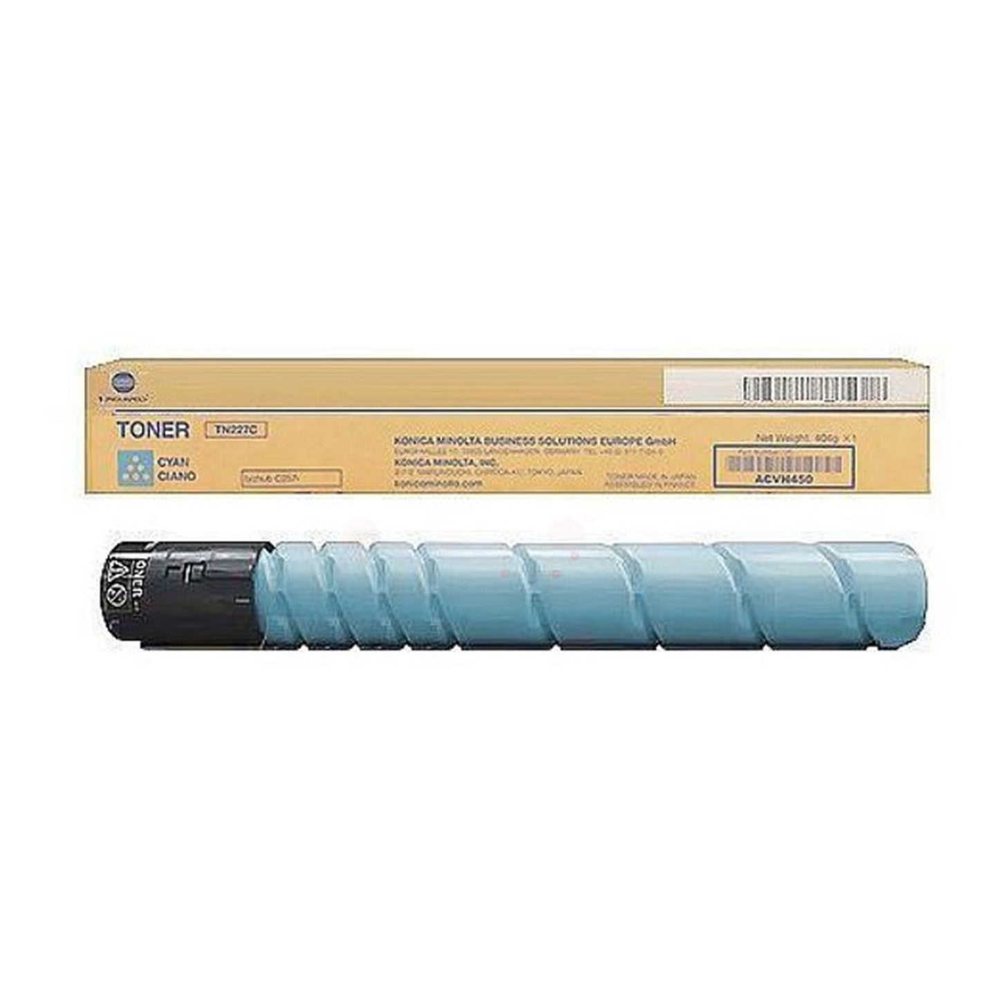 Toner d'origine Konica Minolta ACVH450 / TN-227 C - cyan