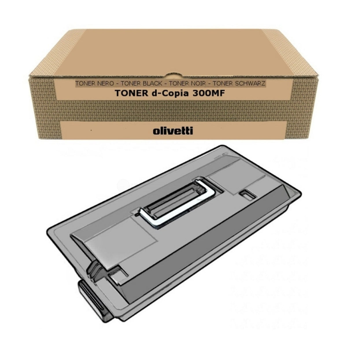 Toner d'origine Olivetti B0567 - noir