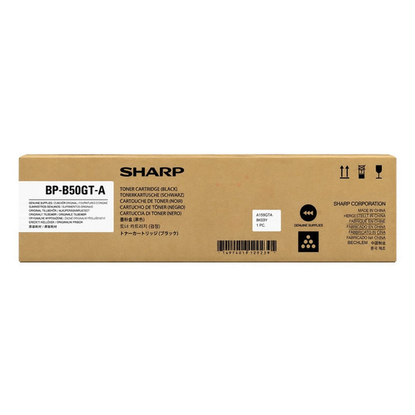 Toner d'origine Sharp BPB50GTA - noir