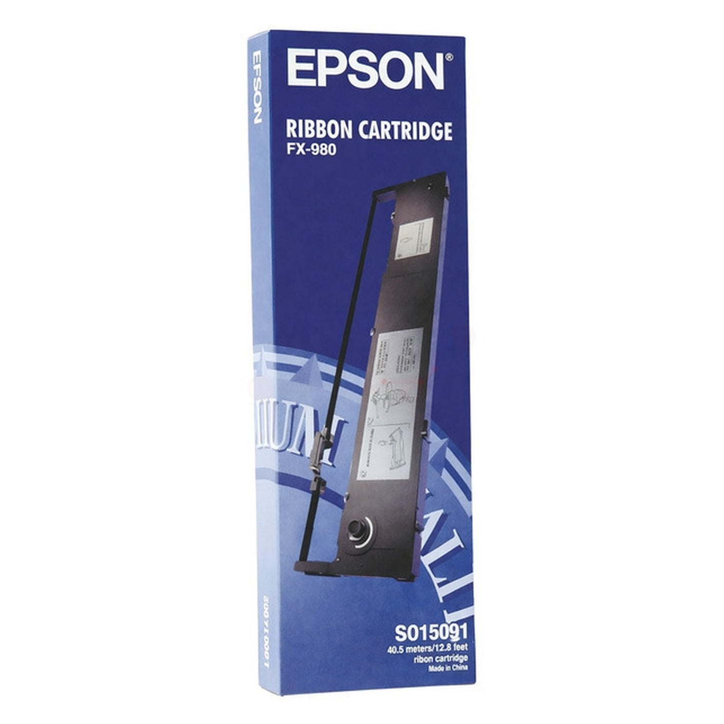 Ruban d'origine Epson C13S015091 - noir