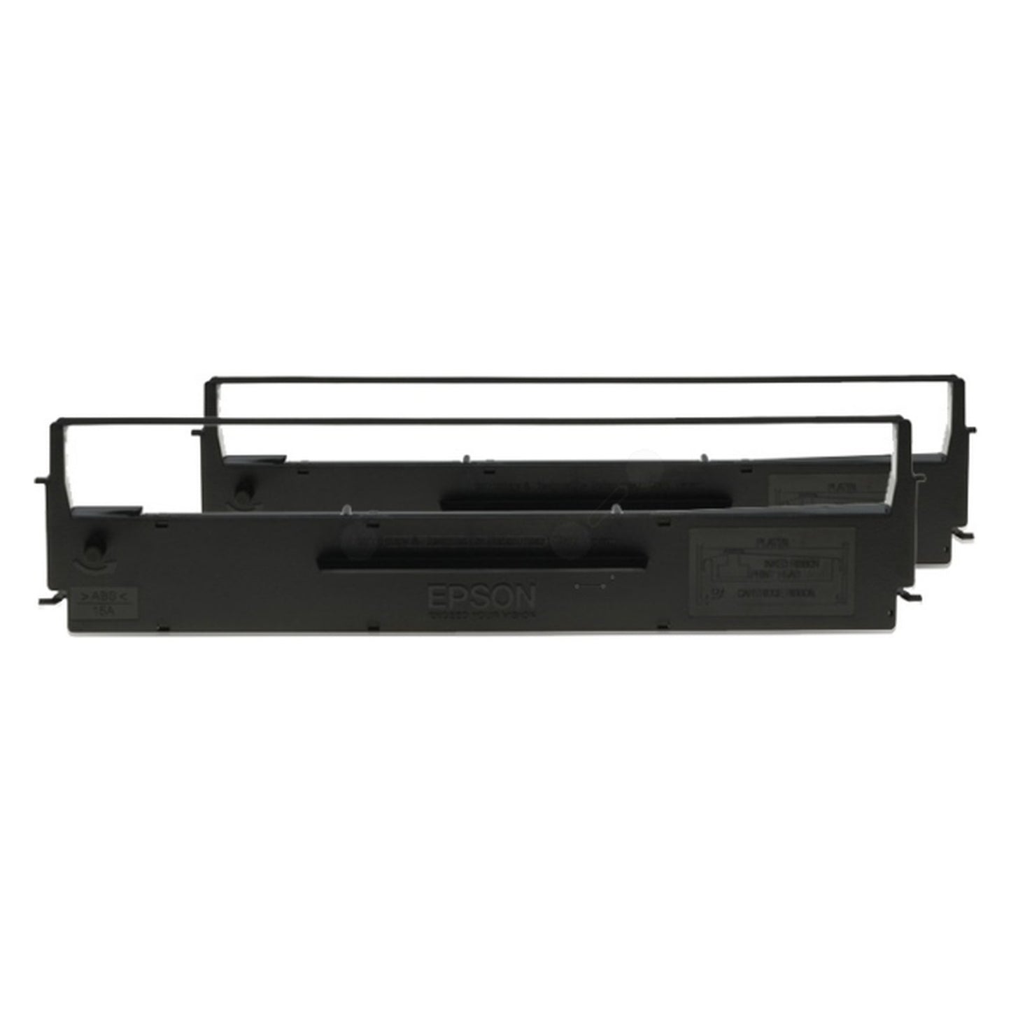 Ruban d'origine Epson C13S015614 - noir - pack de 2