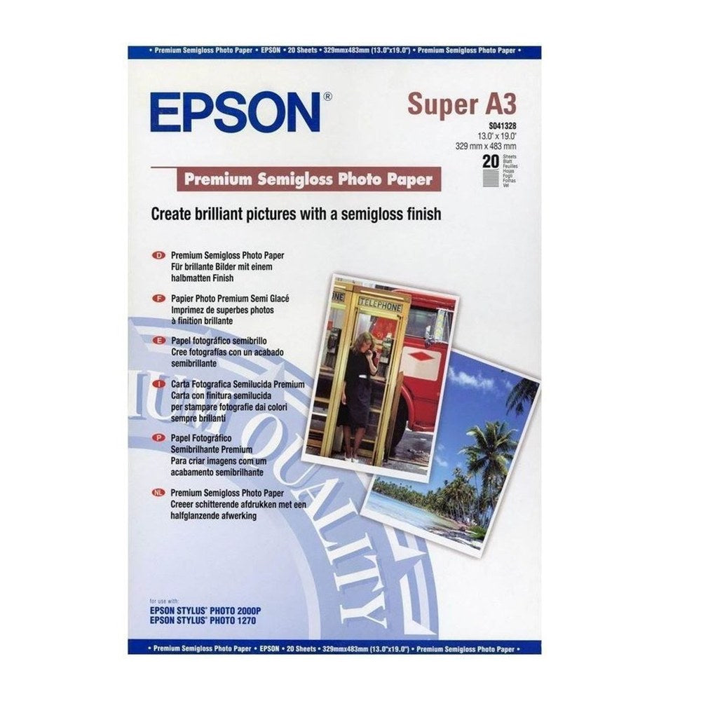 Papier photo A3 d'origine Epson C13S041316