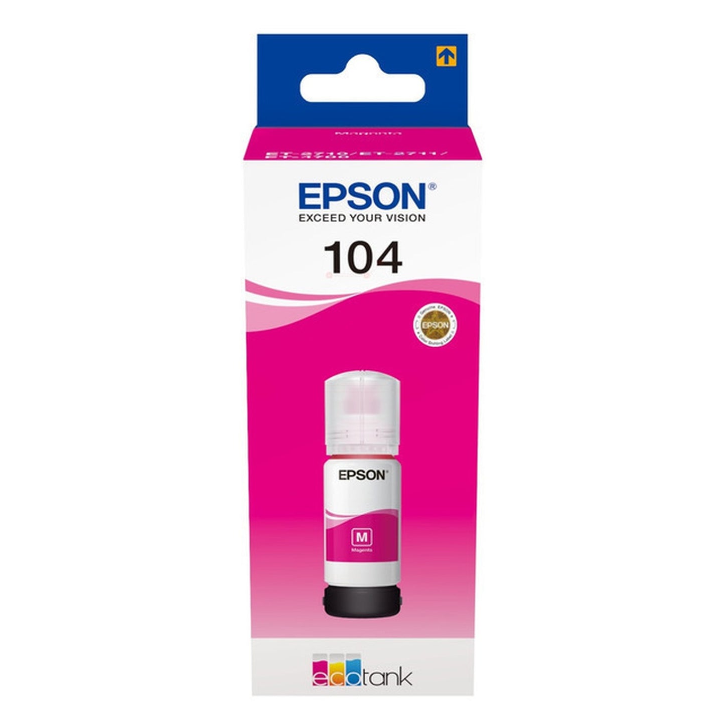 Bouteille d'encre d'origine Epson C13T00P340 / 104 - magenta