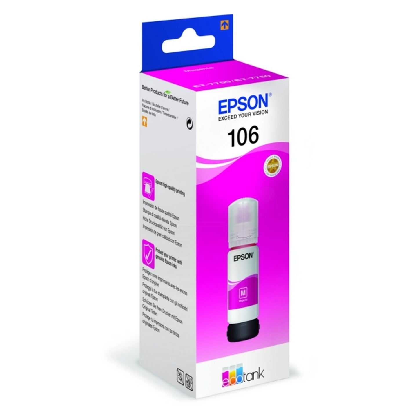 Bouteille d'encre d'origine Epson C13T00R340 / 106 - magenta