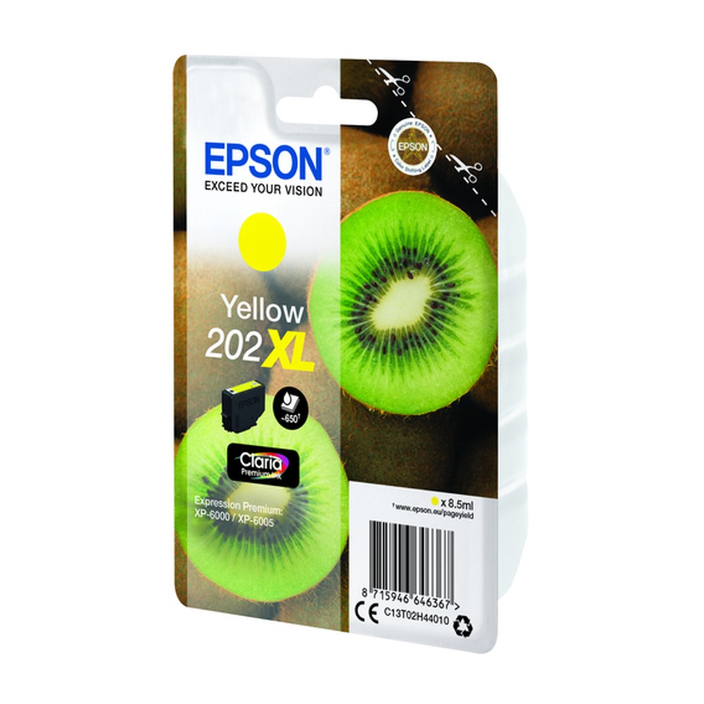 Cartouche d'origine Epson C13T02H44020 / 202XL - jaune