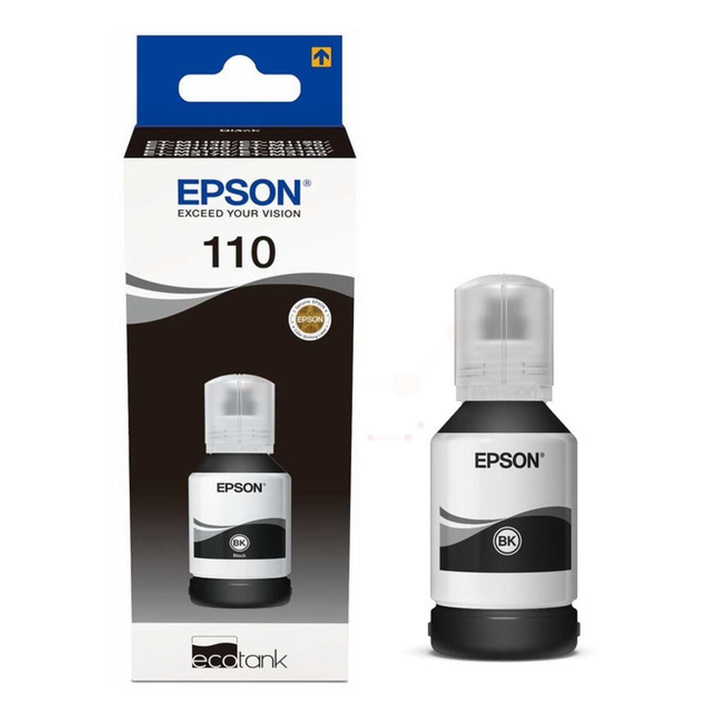 Bouteille d'encre d'origine Epson C13T03P14A / 110 - noire