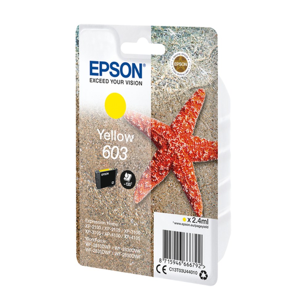 Cartouche d'origine Epson C13T03U44020 / 603 - jaune