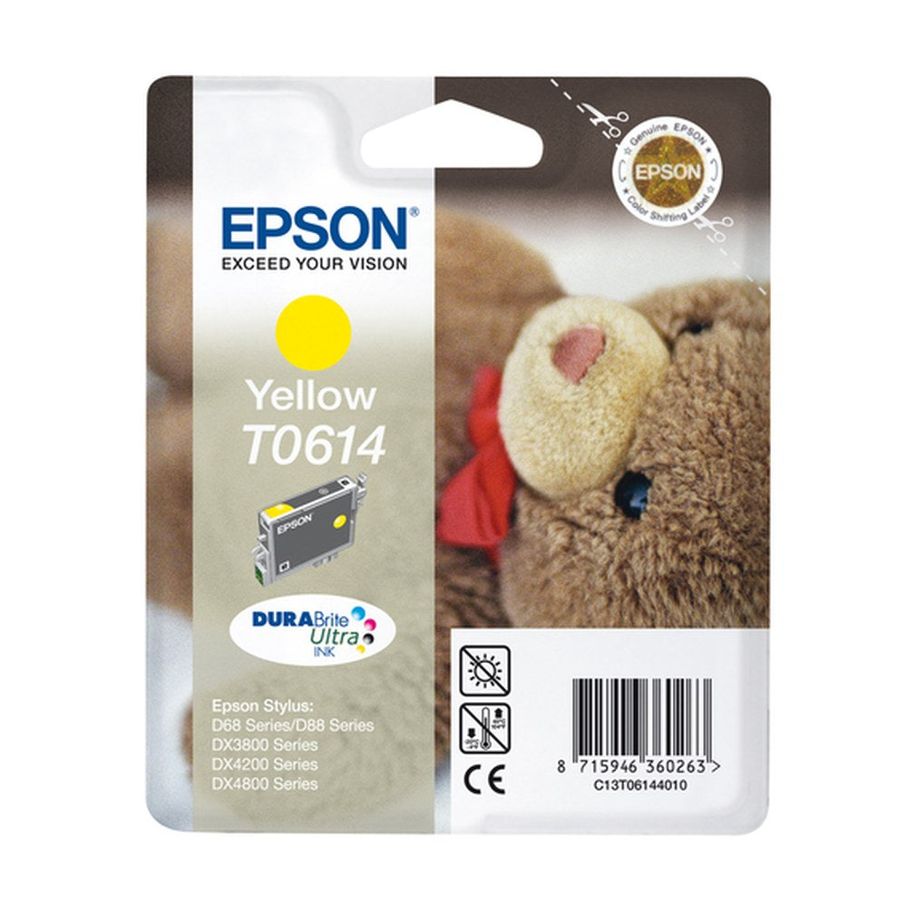 Cartouche d'origine Epson C13T06144020 / T0614 - jaune