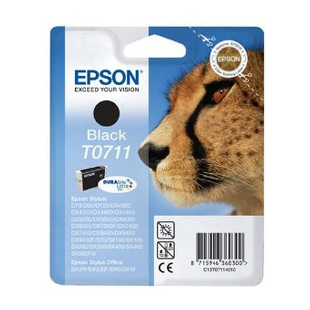 Cartouche d'origine Epson C13T07114011 / T0711 - noire