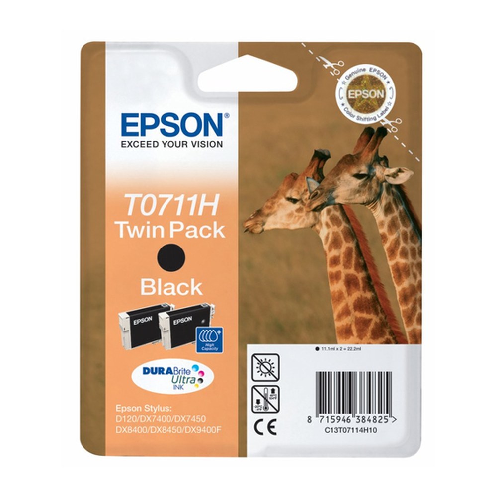 Cartouche d'origine Epson C13T07114H10 / T0711H - noire