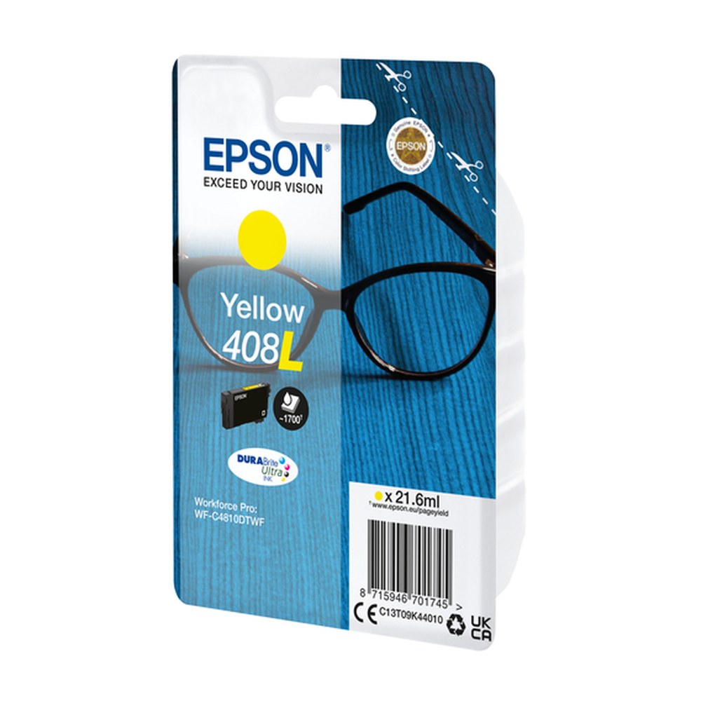 Cartouche d'origine Epson C13T09K44010 / 408L - jaune