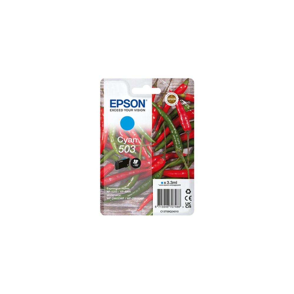 Cartouche d'origine Epson C13T09Q24010 / 503 - cyan