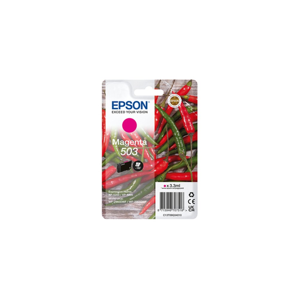 Cartouche d'origine Epson C13T09Q34010 / 503 - magenta