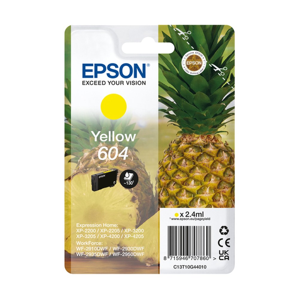 Cartouche d'origine Epson C13T10G44010 / 604 - jaune