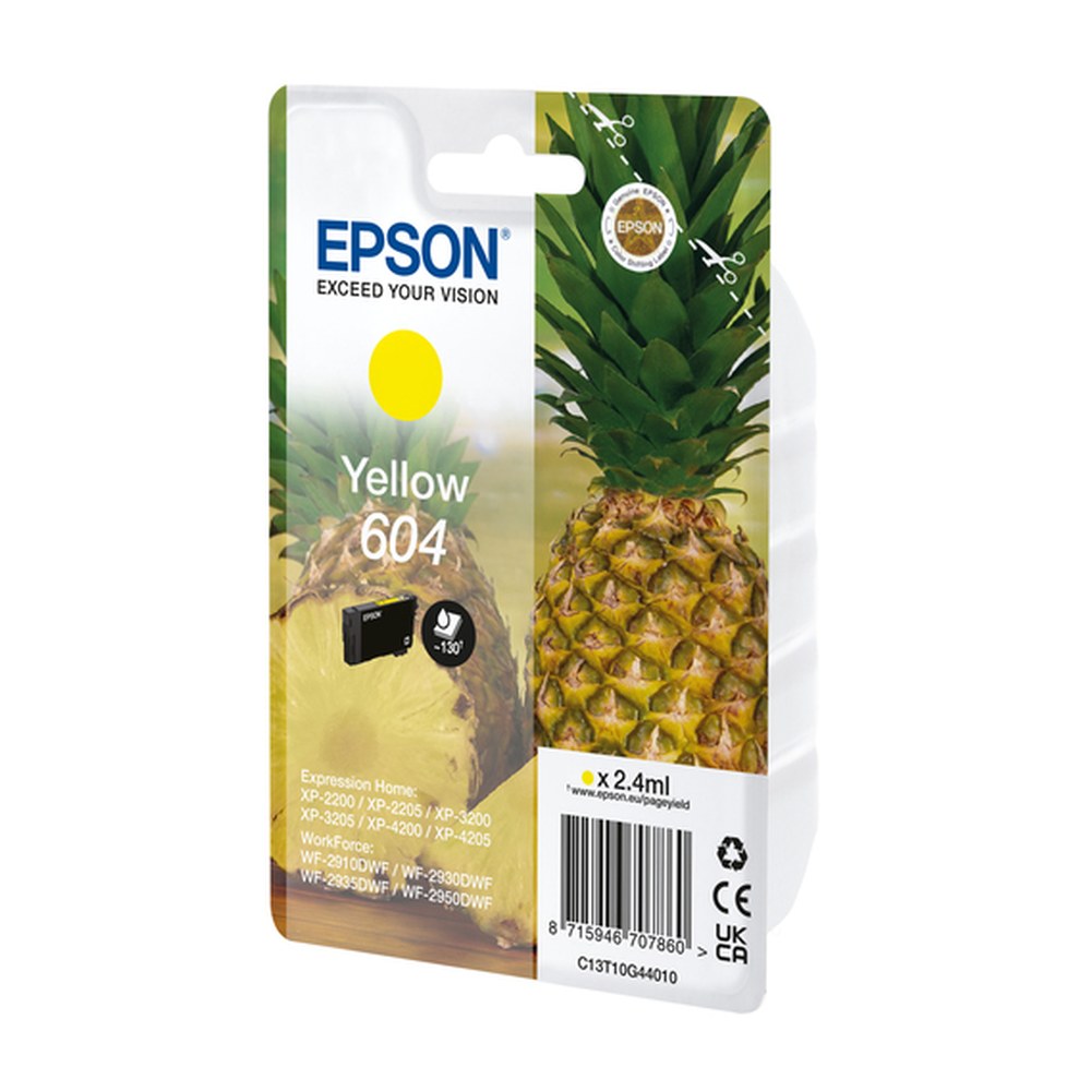 Cartouche d'origine Epson C13T10G44020 / 604 - jaune