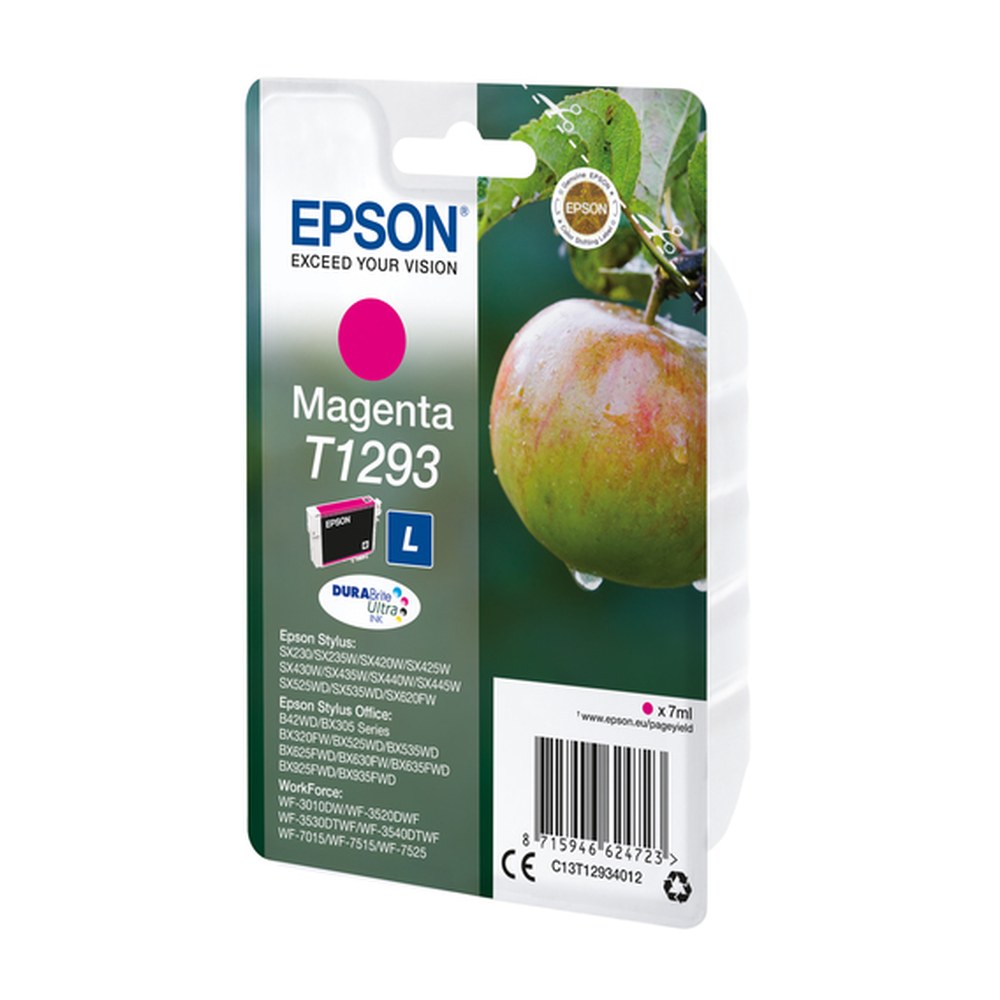 Cartouche d'origine Epson C13T12934022 / T1293 - magenta