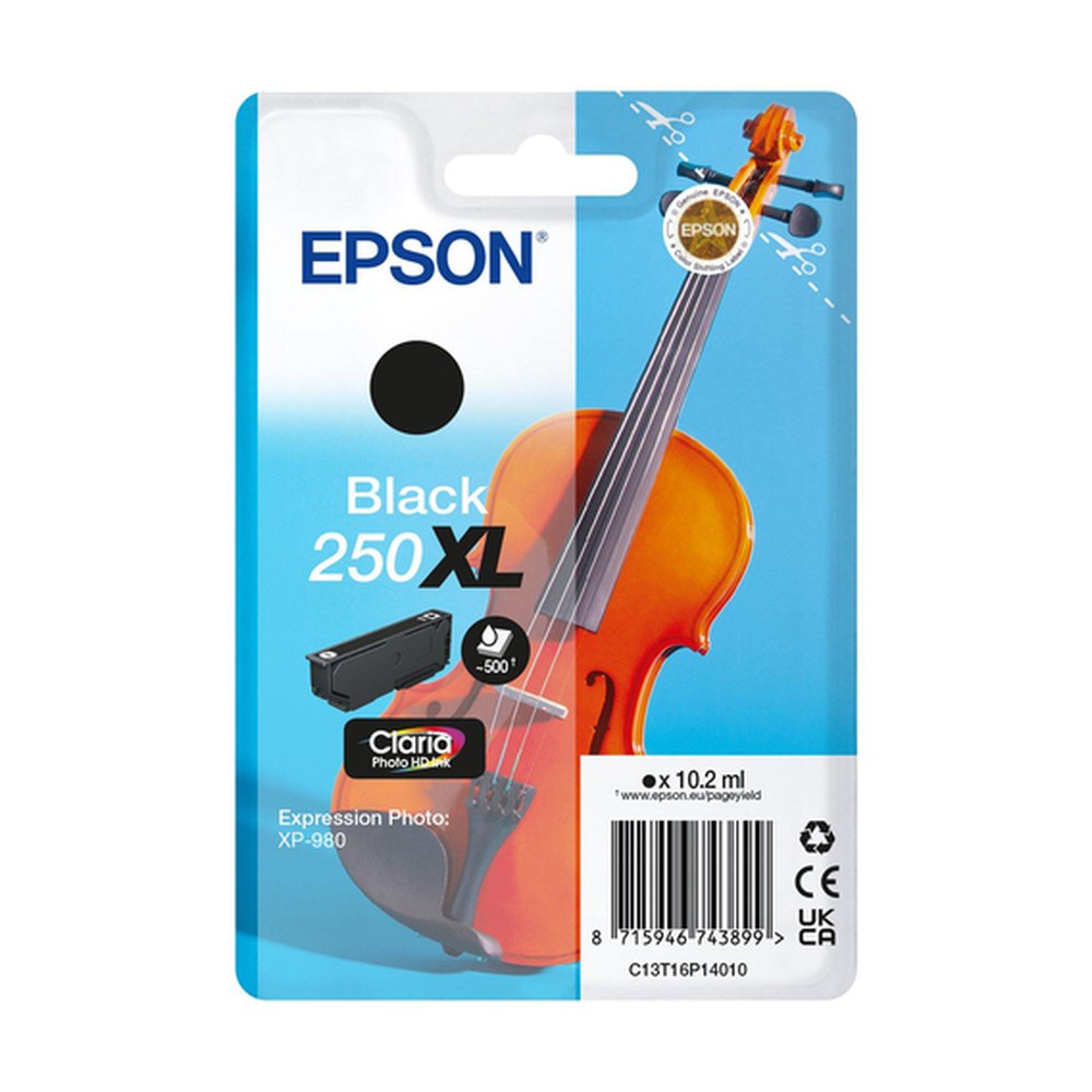 Cartouche d'origine Epson C13T16P14010 / 250XL - noire
