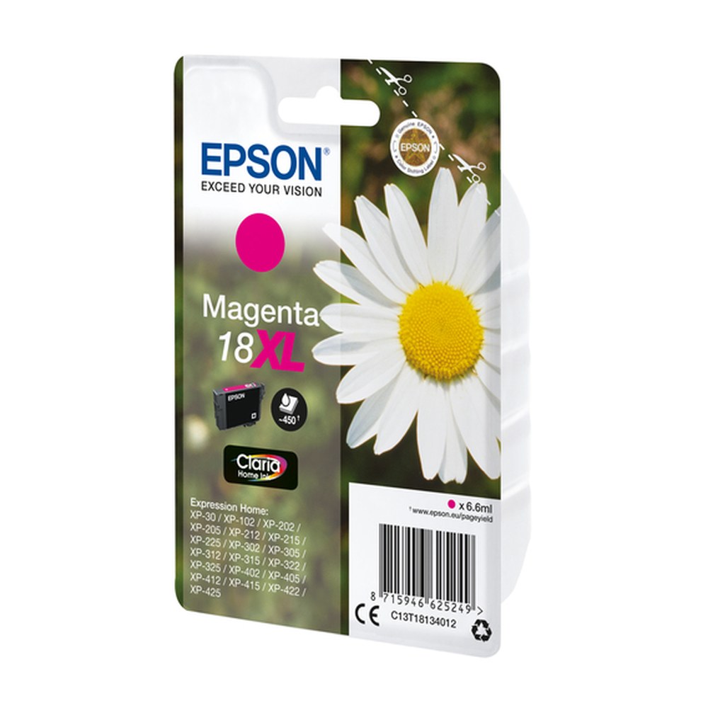 Cartouche d'origine Epson C13T18134022 / 18XL - magenta