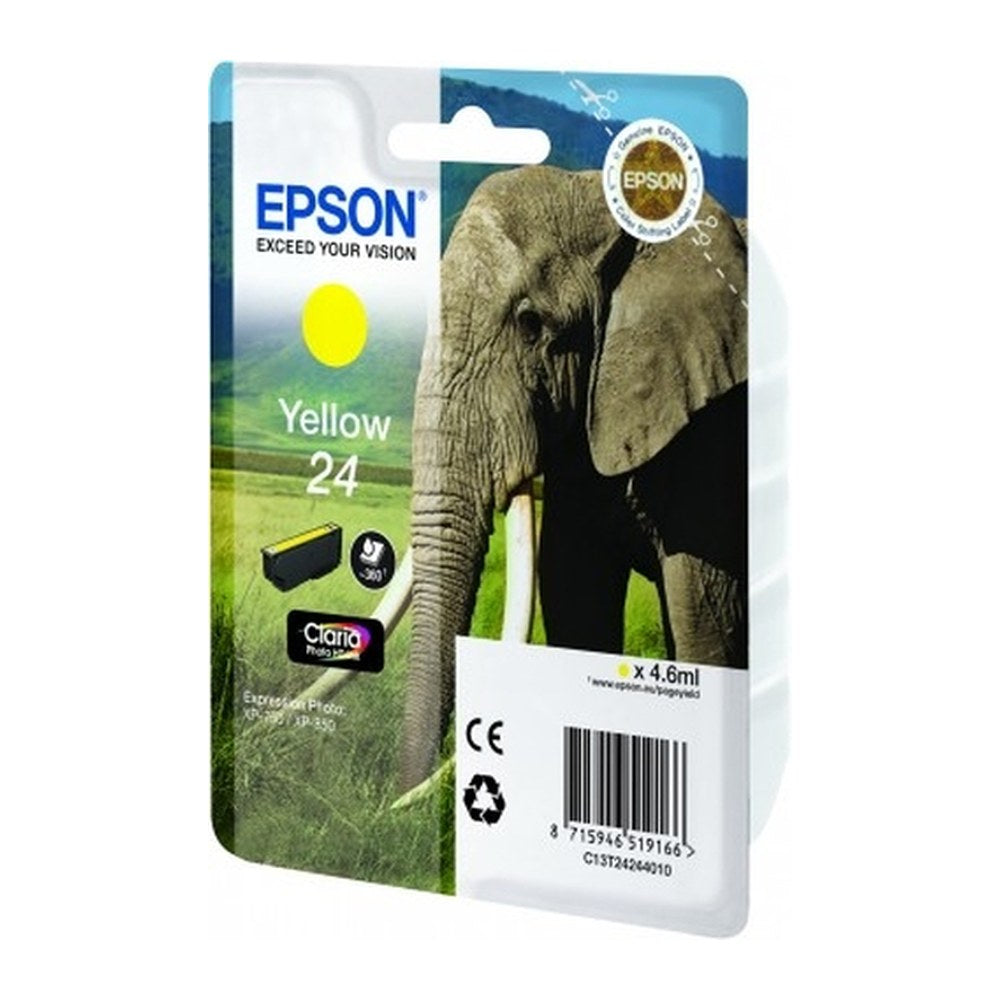 Cartouche d'origine Epson C13T24244010 / 24 - jaune