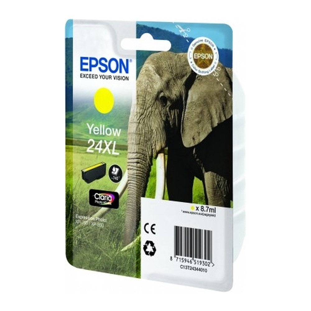 Cartouche d'origine Epson C13T24344010 / 24XL - jaune
