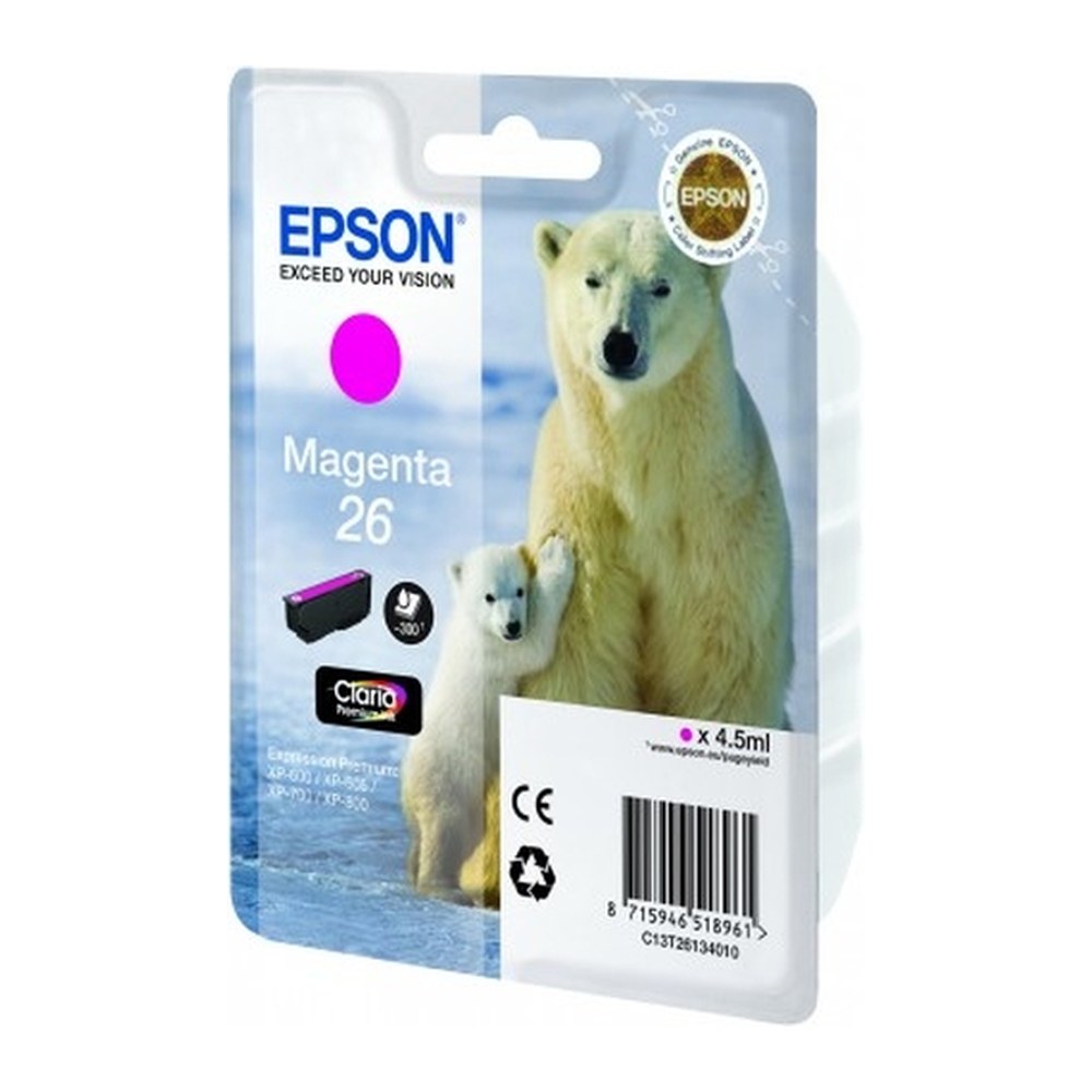 Cartouche d'origine Epson C13T26134010 / 26 - magenta