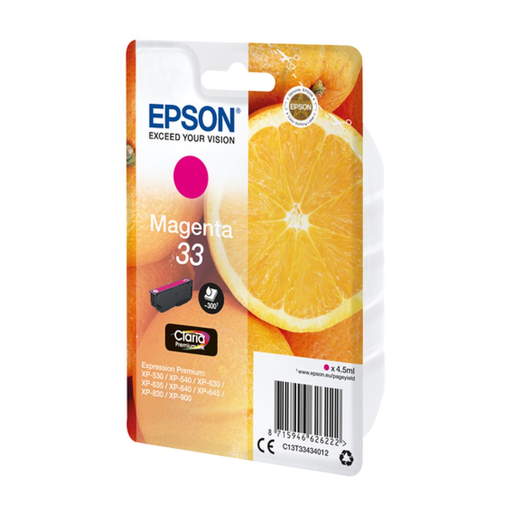 Cartouche d'origine Epson C13T33434022 / 33 - magenta