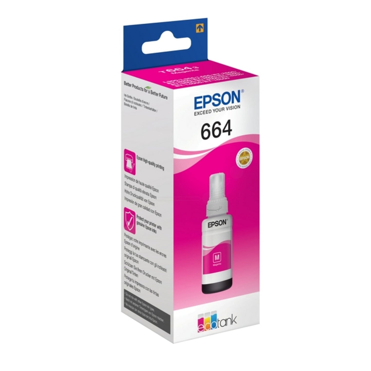 Bouteille d'encre d'origine Epson C13T664340 / 664 - magenta