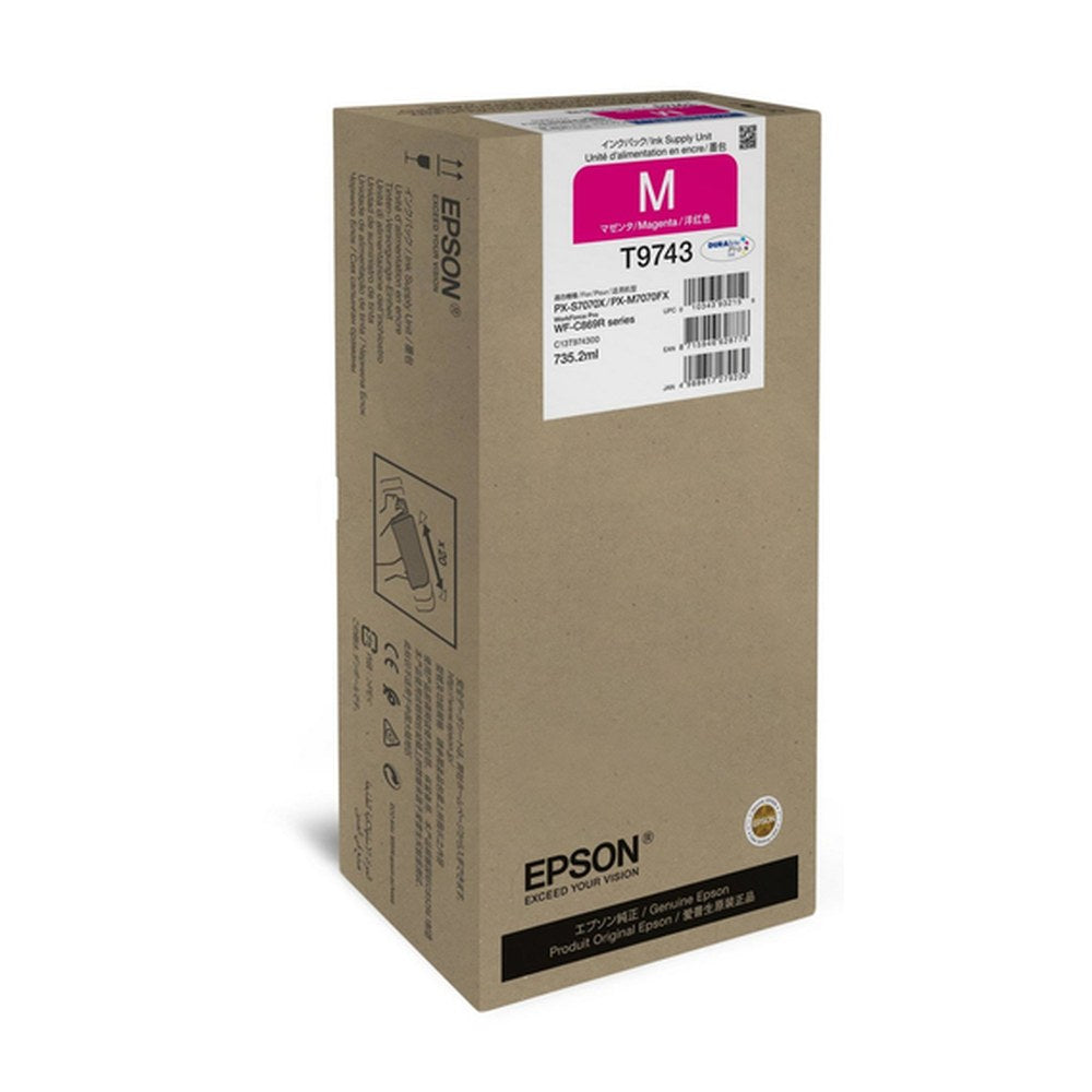 Cartouche d'origine Epson C13T97430N / T9743 - magenta