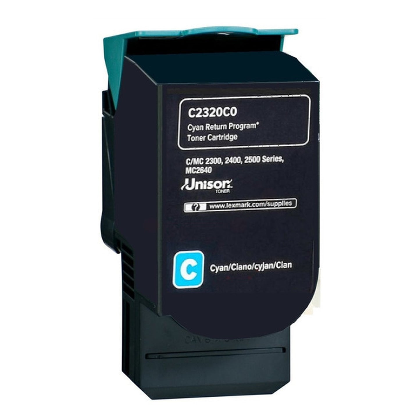 Toner d'origine Lexmark C242XC0 - cyan