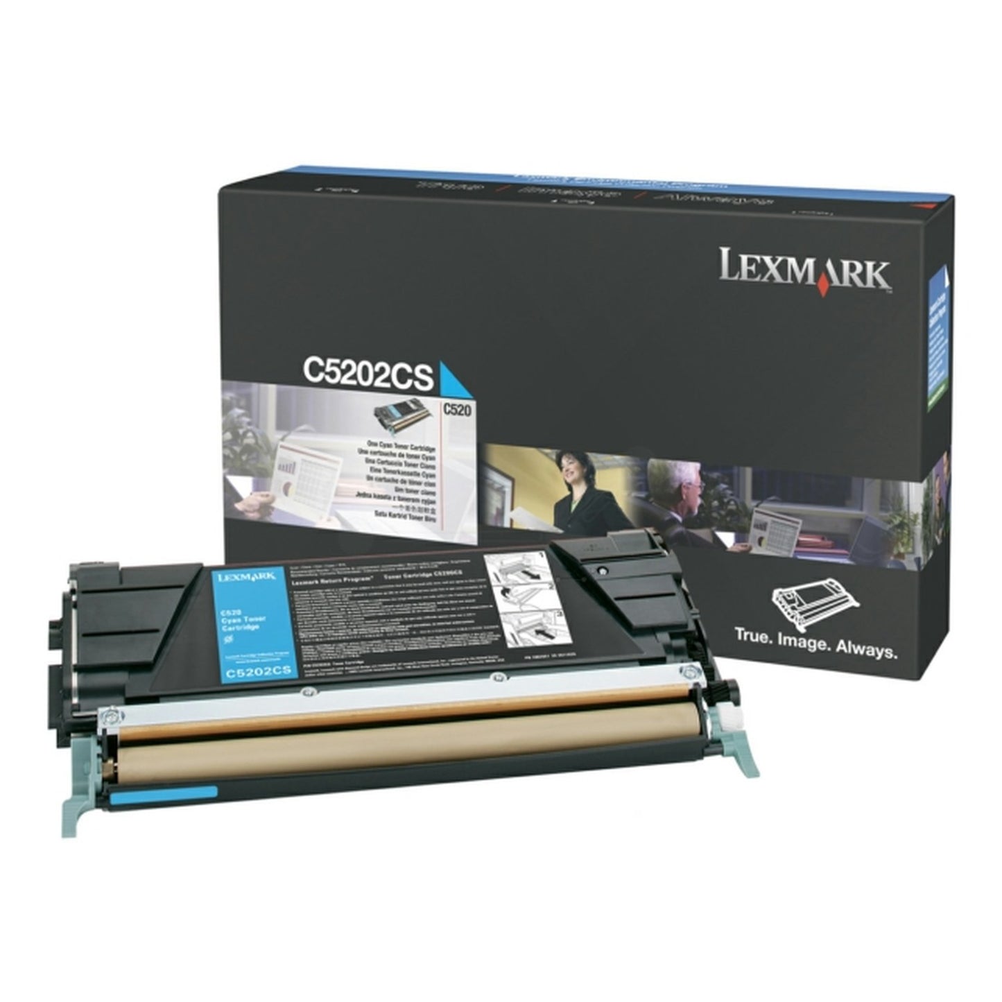Toner d'origine Lexmark C5202CS - cyan