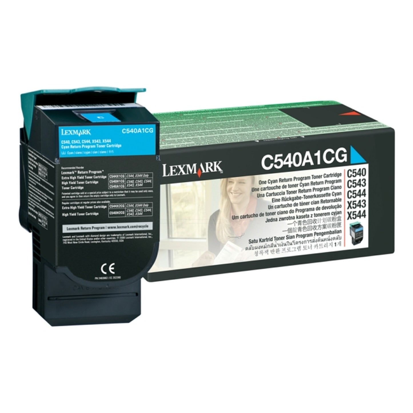 Toner d'origine Lexmark C540A1CG - cyan