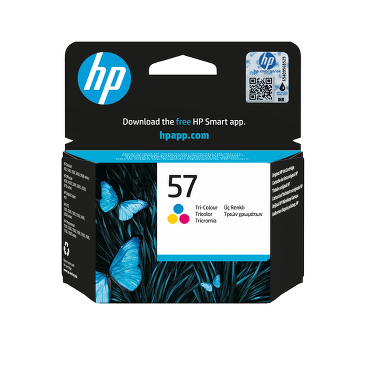 Cartouche Jet d'encre de Marque HP C6657AE Couleurs (125 copies)