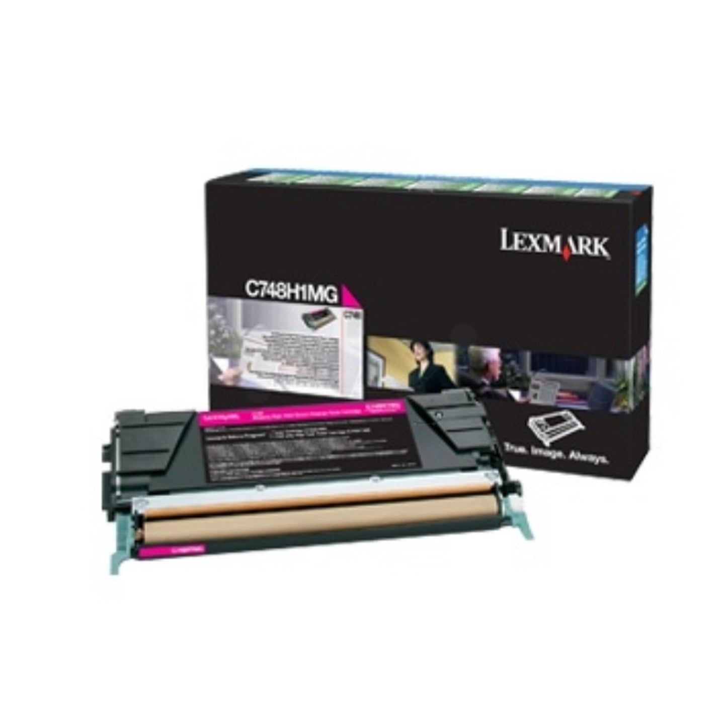 Toner d'origine Lexmark C748H3MG - magenta