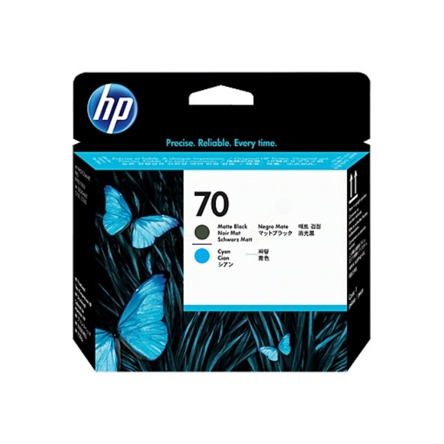Tête d'impression d'origine HP C9404A / 70 - noire, cyan