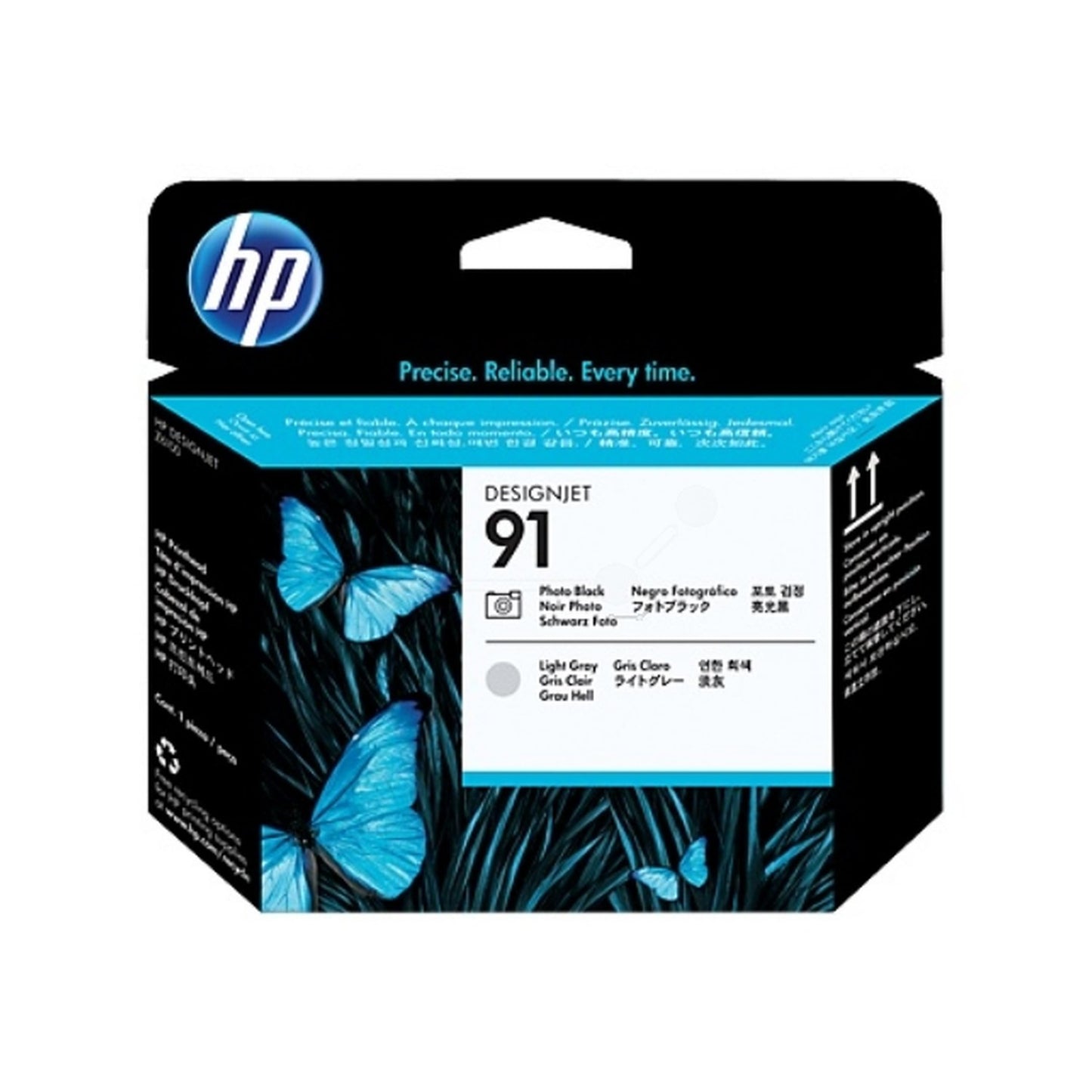 Tête d'impression d'origine HP C9463A / 91 - noire, gris claire