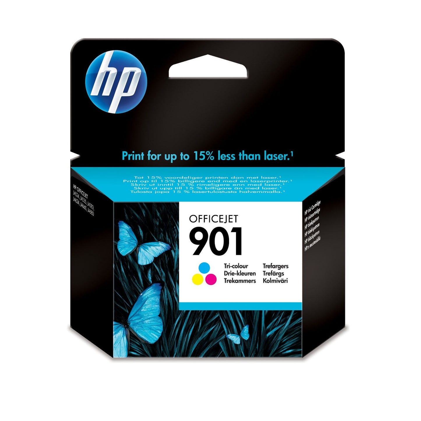 Cartouche Jet d'encre de Marque HP CC656AE N°901XL Couleurs (Cyan, Magenta, Yellow) (360 pages)