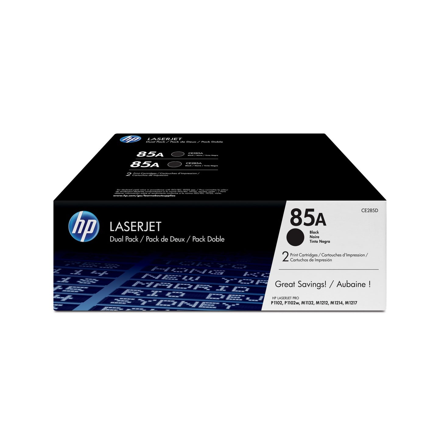 Toner d'origine HP CE285AD / 85A - noir