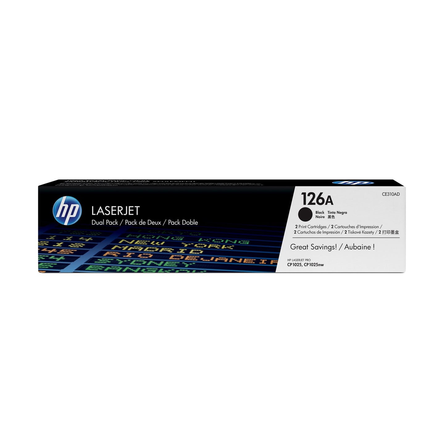 Toner d'origine HP CE310AD / 126A - noir
