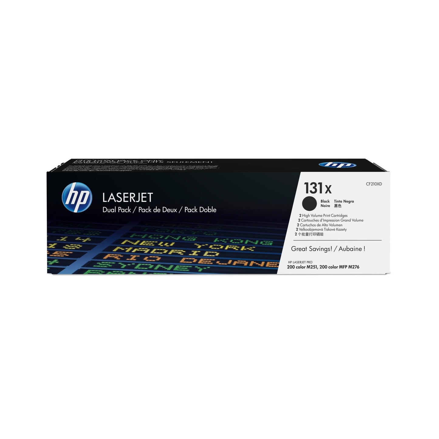 Toner d'origine HP CF210XD / 131X - noir