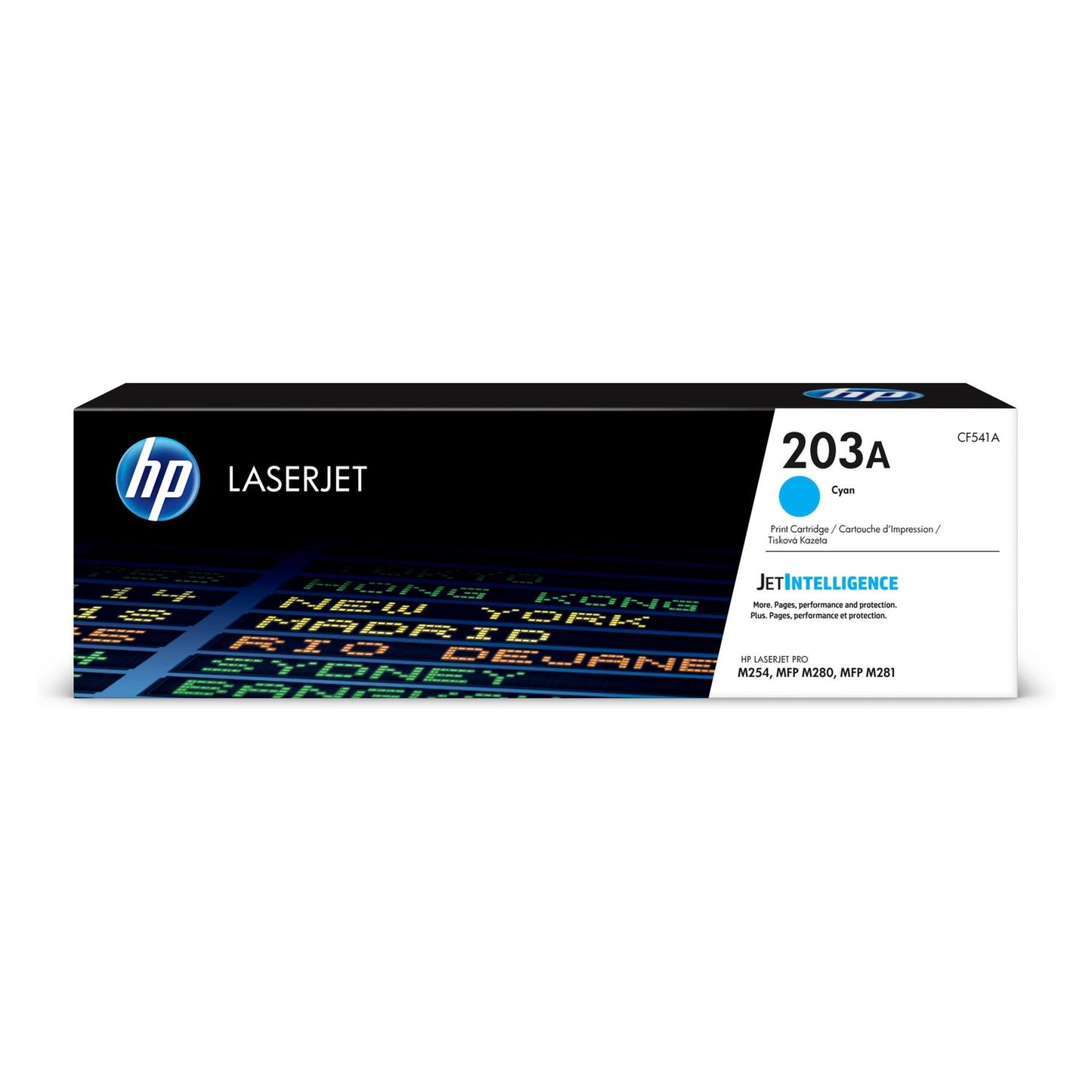 Toner d'origine HP CF541A / 203A - cyan
