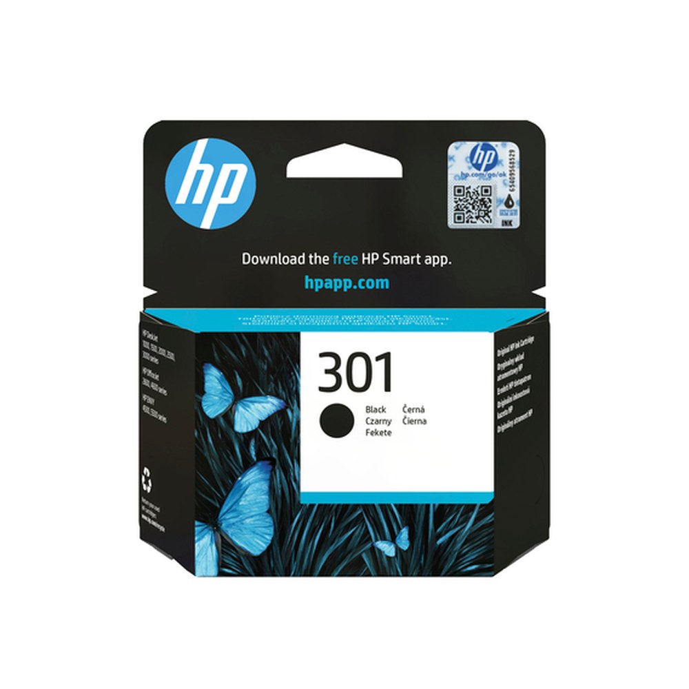 Cartouche d'origine HP CH561EE / 301 - noire