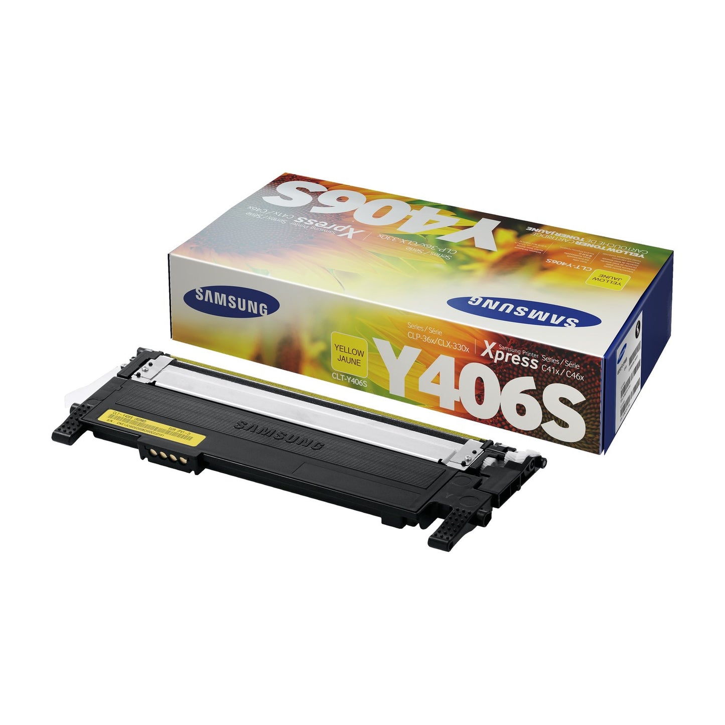 Toner d'origine Samsung CLTY406SELS / Y406 - jaune
