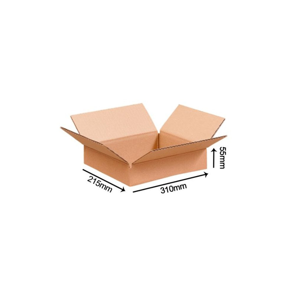 Lot de 20 caisse américaine - 310 x 215 x 55 mm S.C.