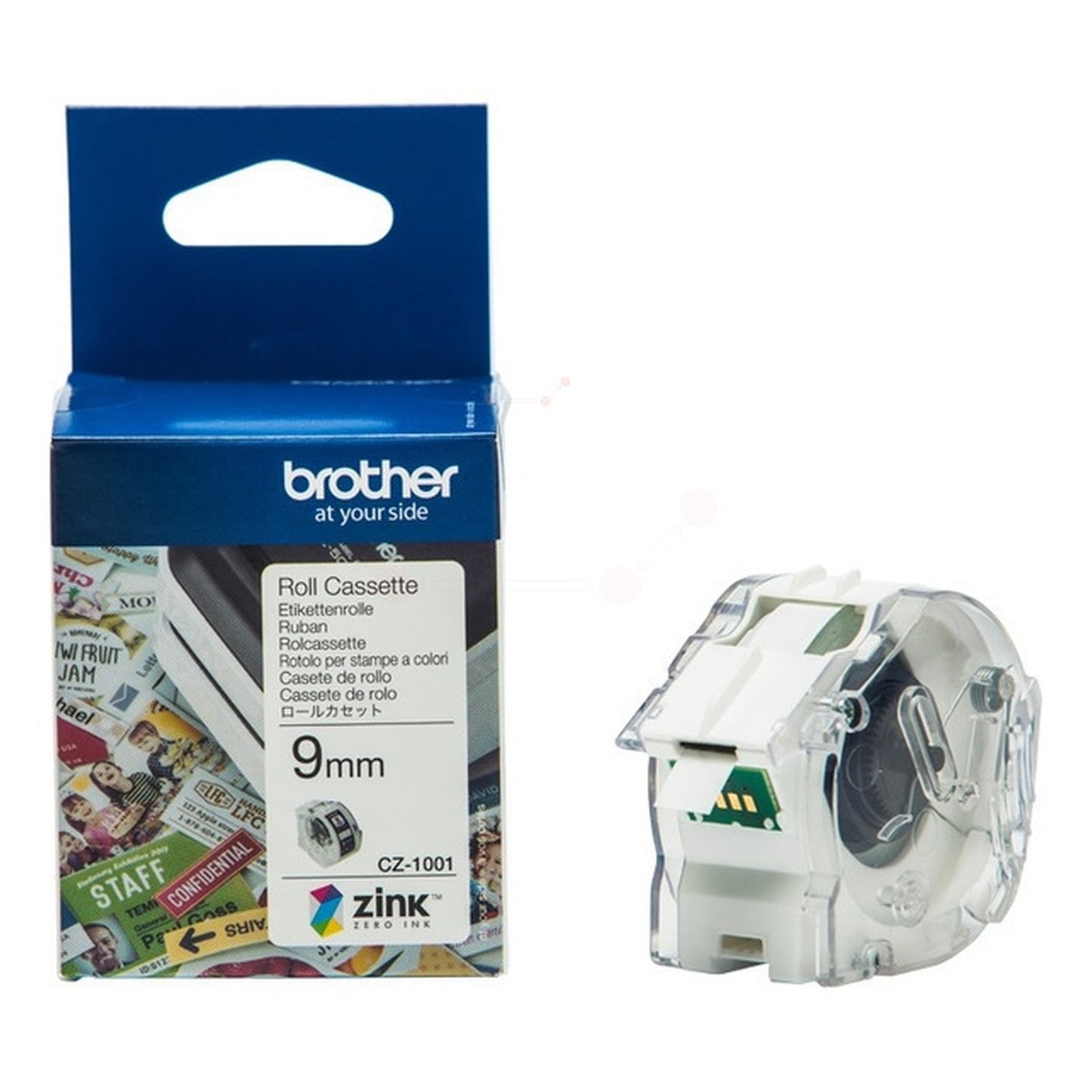 Rouleau d'étiquettes d'origine Brother CZ1001