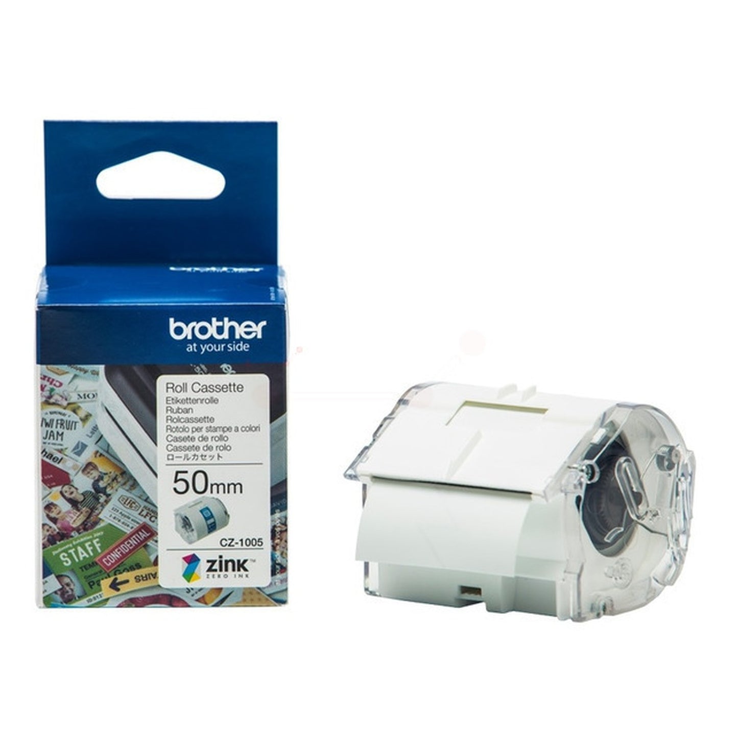 Rouleau d'étiquettes d'origine Brother CZ1005
