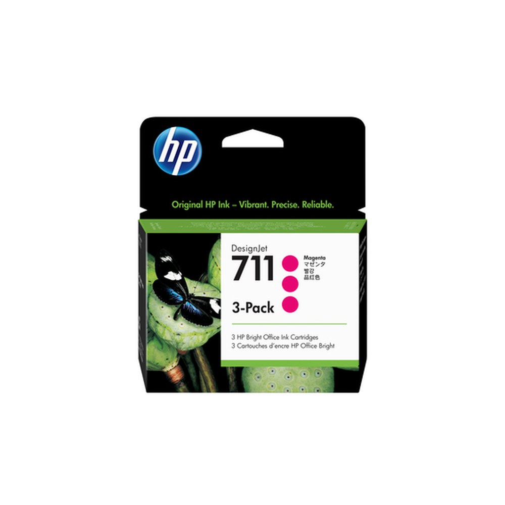Cartouche d'origine HP CZ135A / 711 - magenta - pack de 3