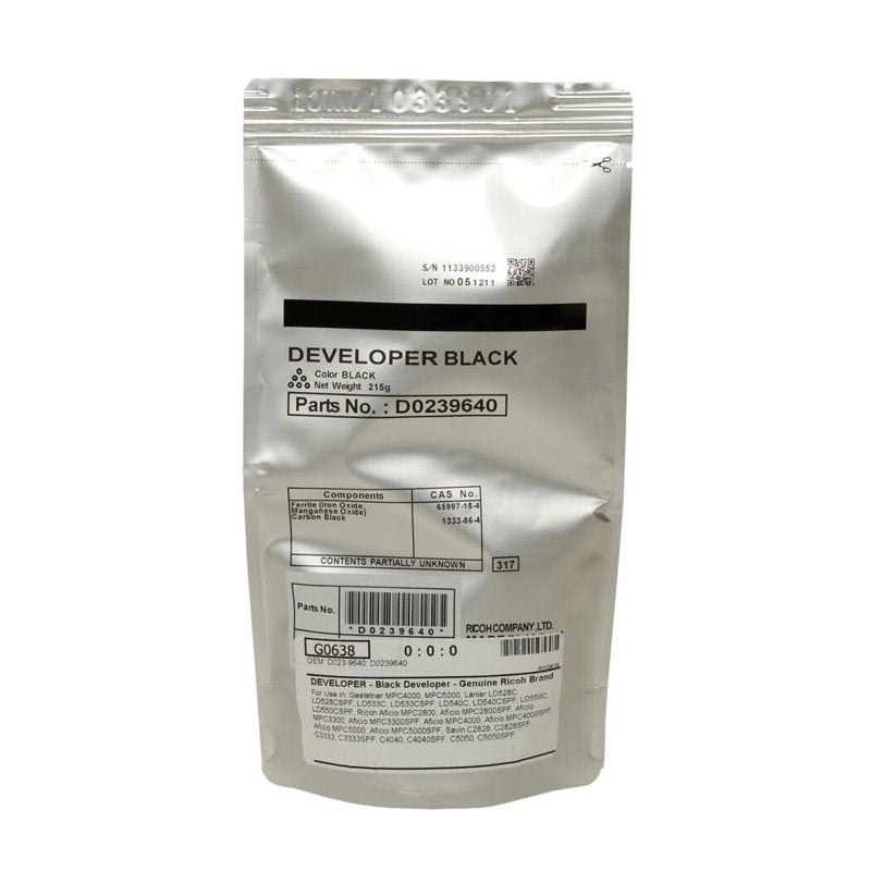 Developpeur de Marque pour Ricoh D0239640 Noir (24 000 pages)