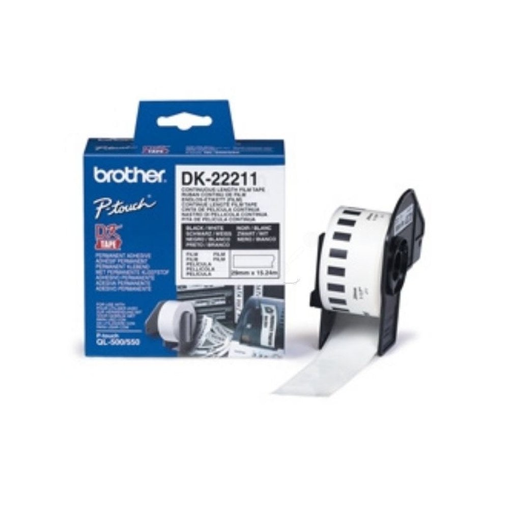 Étiquettes d'origines Brother DK22211 - blanche